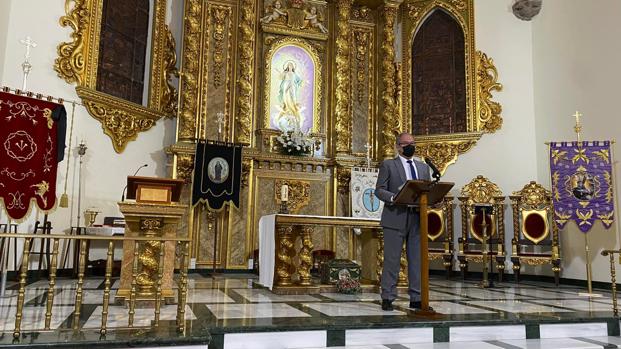 Juan Díaz Gallego abrió la Semana Santa campanariense con su pregón