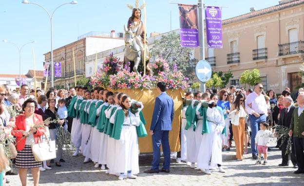 Procesión del Domingo de Ramos. 