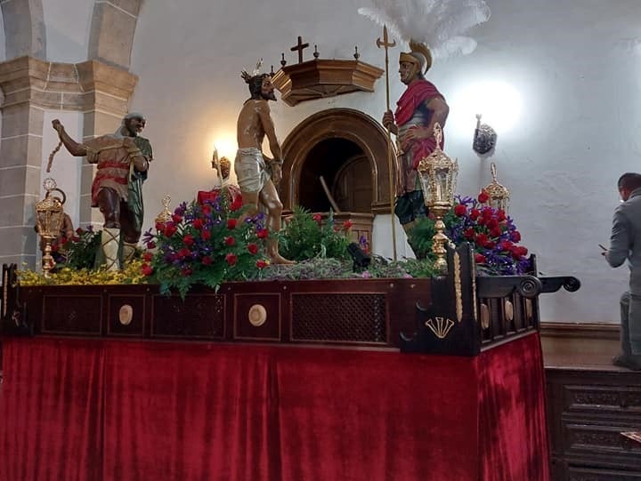 El paso de Jesús Cautivo está listo para procesionar este Miércoles Santo
