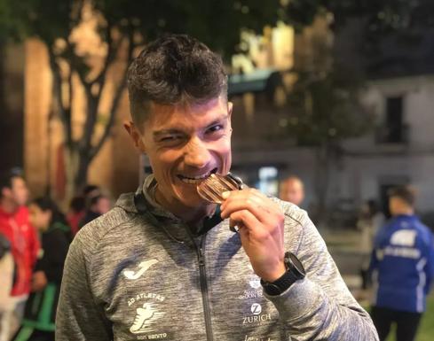 Javier Calderón se cuelga el bronce en el Campeonato de Extremadura en Ruta