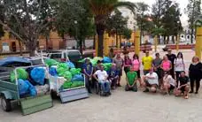 Voluntarios recogen más de 70 kilos de basura de los caminos cercanos a Campanario