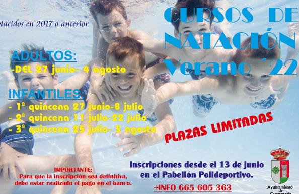 Los cursos de natación abren su plazo de inscripción el 13 de junio