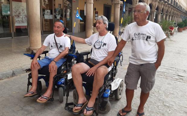 Los peregrinos en silla de ruedas harán parada en Campanario