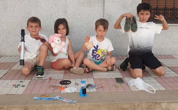 Álvaro, Martina, Samuel y Manuel, cuatro futuros emprendedores del segunda mano