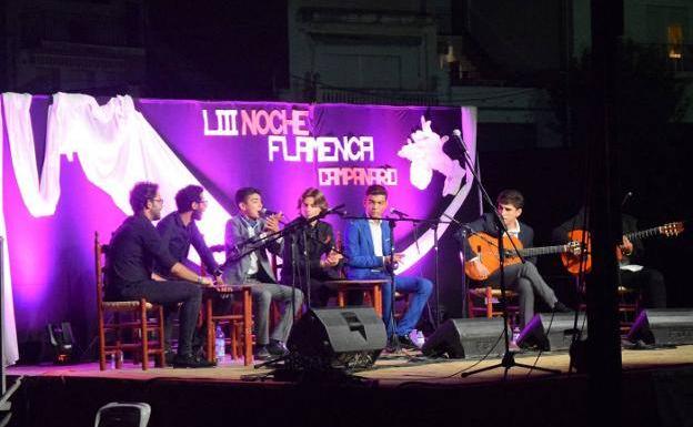 Una de las actuaciones de la Noche Flamenca en una edición anterior. 