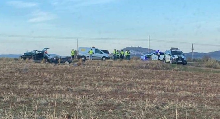 Una persona fallecida y dos heridos graves al colisionar dos vehículos entre Vva. de la Serena y La Coronada