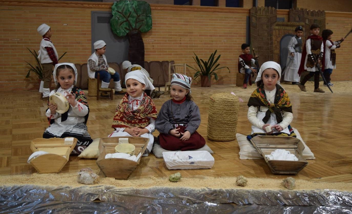 El Belén Viviente más tierno llegó a Campanario de la mano de los peques del CEIP Ntra. Sra. de Piedraescrita