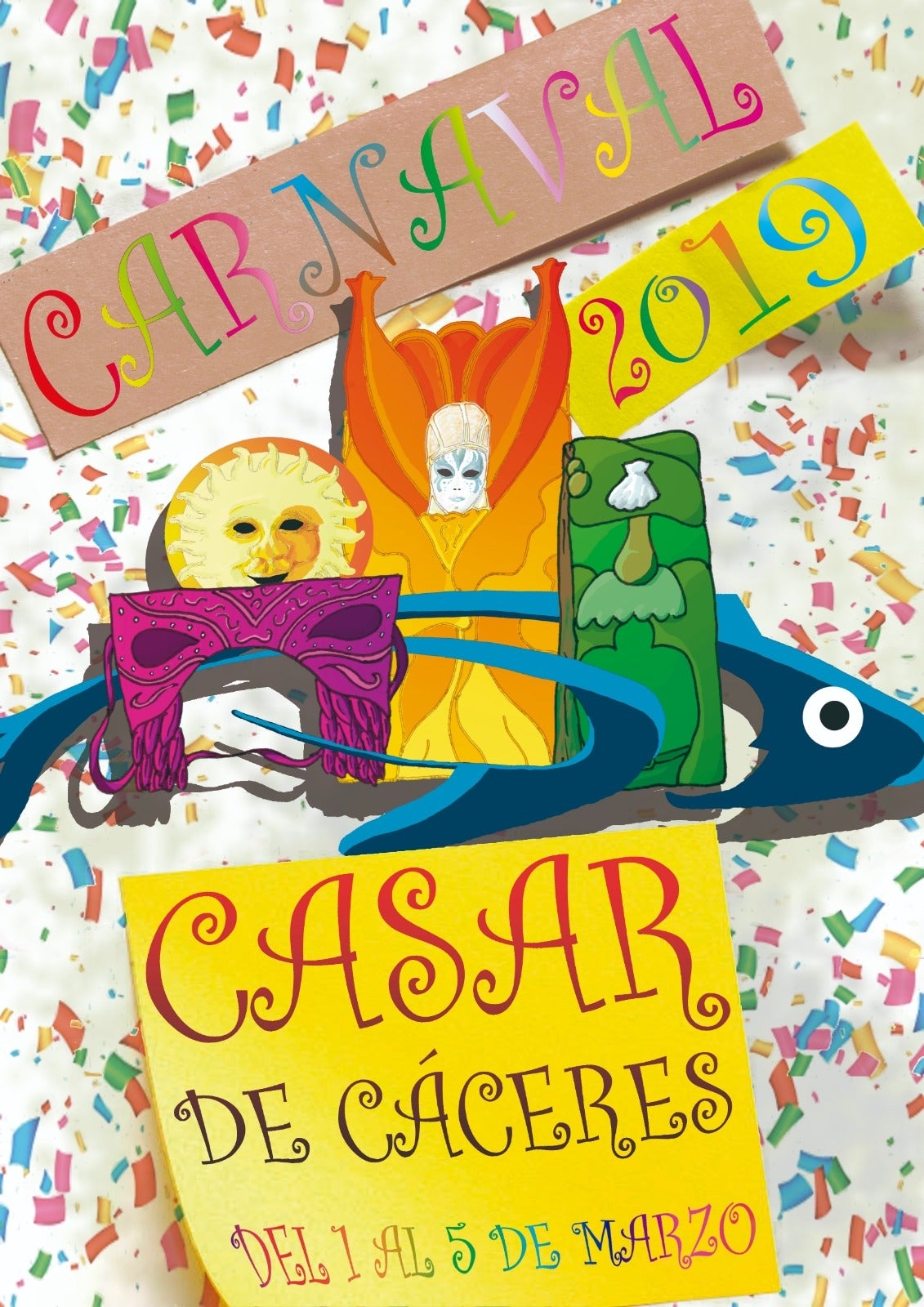 Casar de Cáceres ya tiene cartel anunciador de su Carnaval