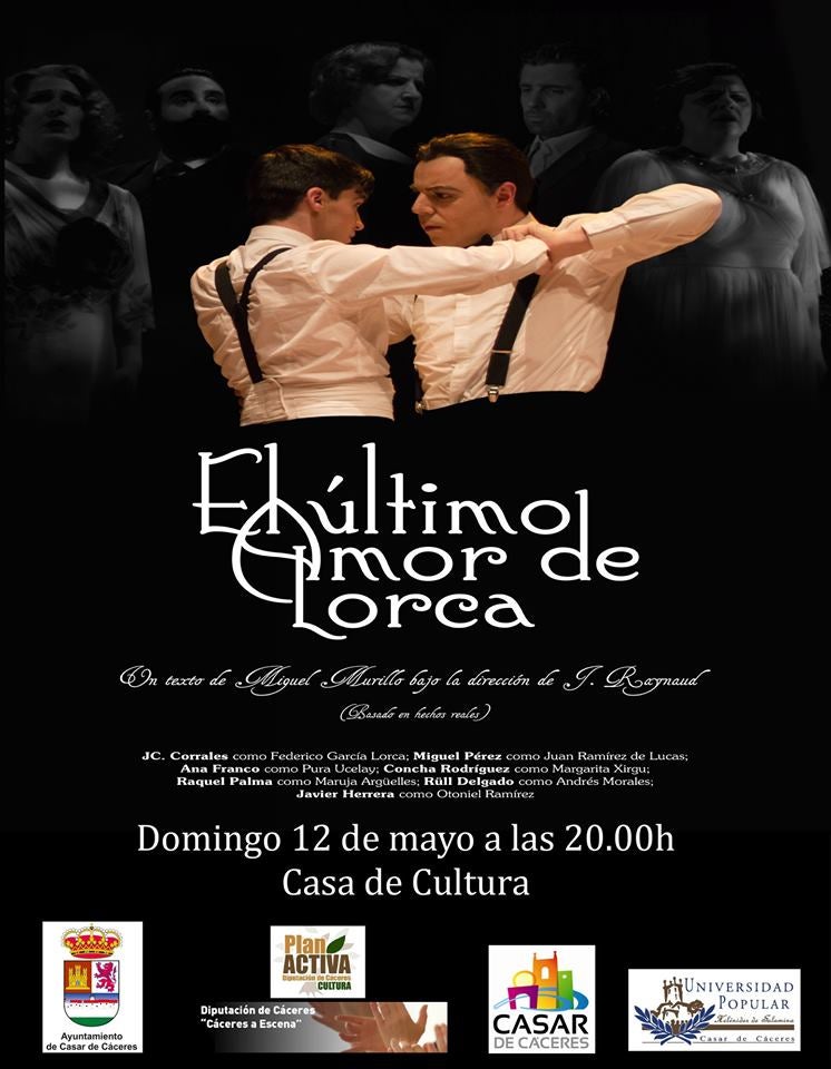 La Botica lleva a escena este domingo 'El último amor de Lorca'