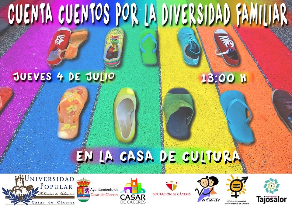 Organizan cuentacuentos por la diversidad familiar para este jueves