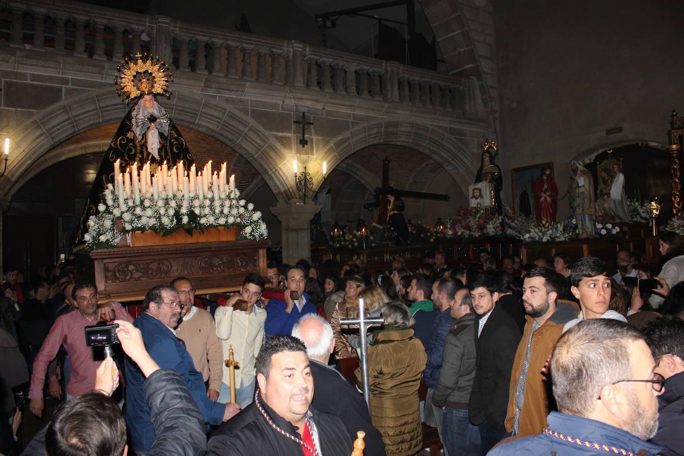 Así vivió Casar de Cáceres la noche del Jueves Santo en 2019