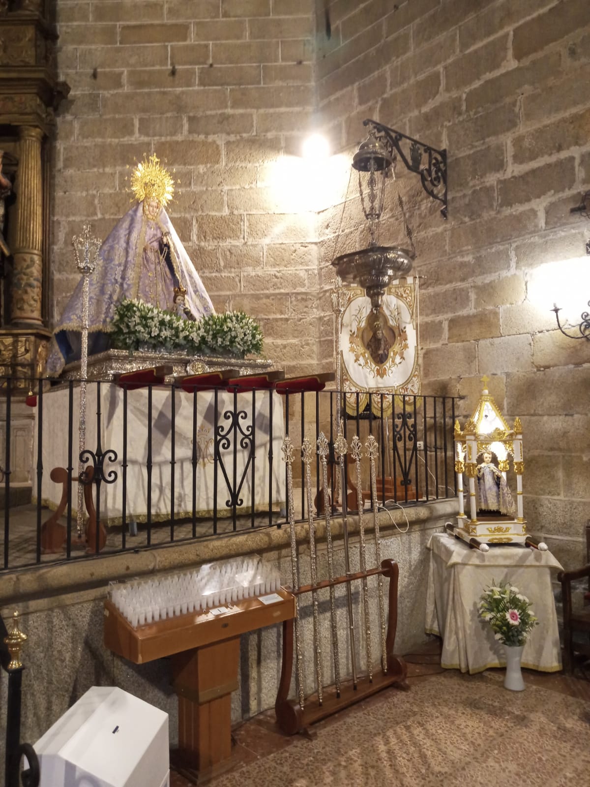 La Virgen del Prado amanece hoy en la parroquia para dar comienzo a su novenario