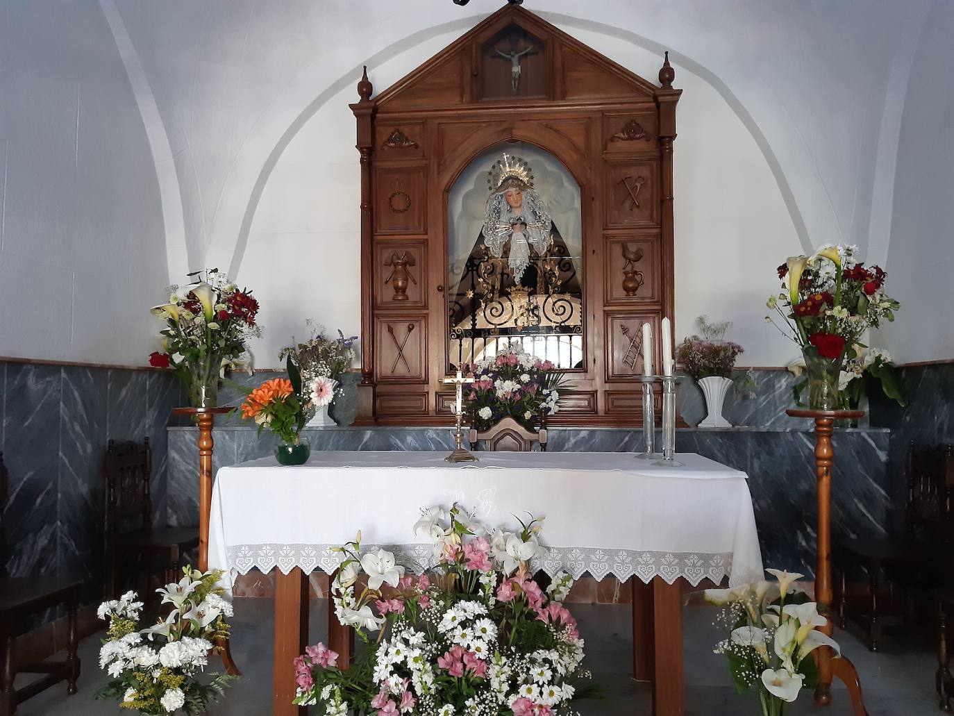 El traslado de La Soledad desde su ermita a la parroquia tendrá lugar este miércoles