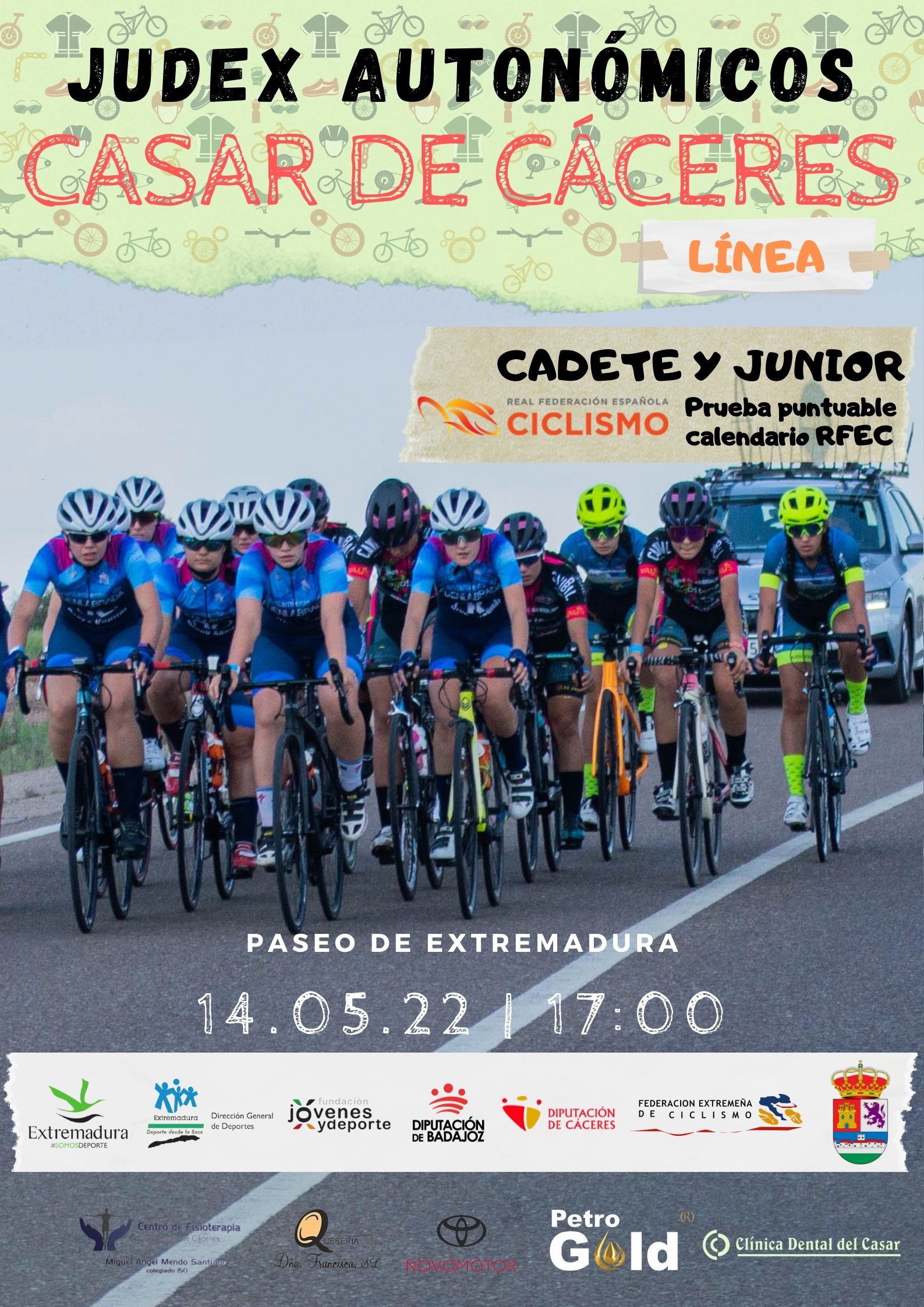 Casar de Cáceres acogerá la prueba de los Judex de ciclismo este sábado con unos 350 participantes