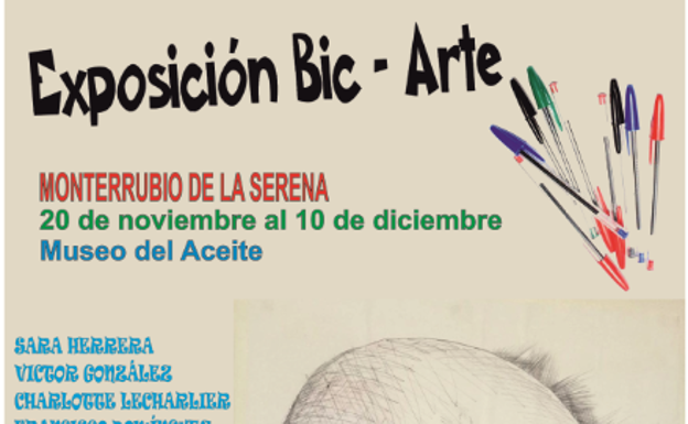 La exposición 'Bic-Arte' inicia su recorrido por la comarca de La Serena