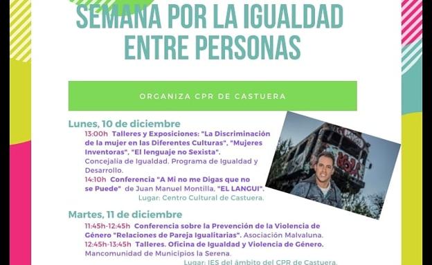 EL Centro de Profesores y Recursos (CPR) de Castuera promueve la 'Semana por la Igualdad entre Personas'
