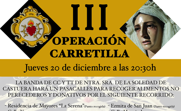 Operación Carretilla de la Banda de Cornetas y Tambores Nuestra Señora de la Soledad