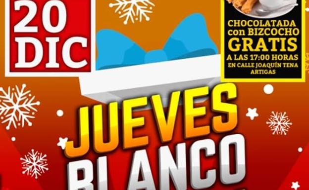 Castuera promociona su comercio con el 'Jueves Blanco'