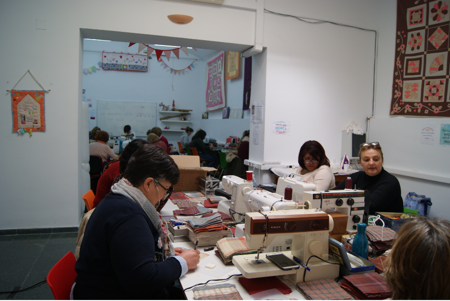 Castuera celebró su quinto encuentro de aficionadas al Patchwork