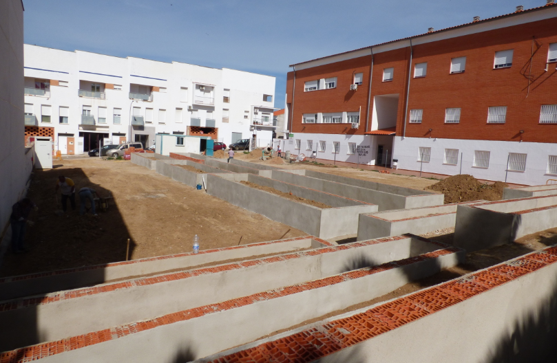 Las obras del 'Huerto Urbano Intergeneracional' avanzan a buen ritmo