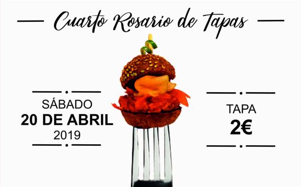La ruta de la tapa 'Cuarto Rosario de Tapas' vuelve a la cita con 5 bares participantes