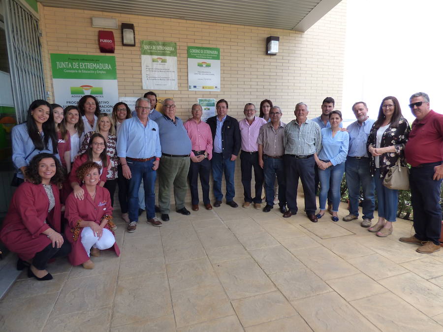 El presidente de la Junta de Extremadura visitó Castuera