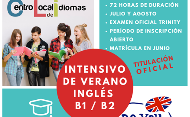 El Centro Local de Idiomas oferta cursos intensivos de inglés B1y B2