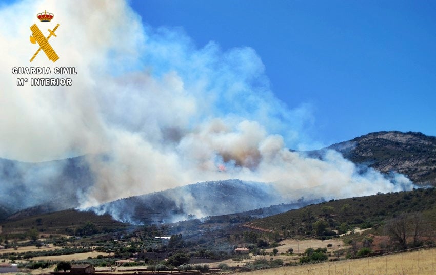 La Guardia Civil esclarece tres incendios forestales en las comarcas de La Serena y Zafra-Río Bodión