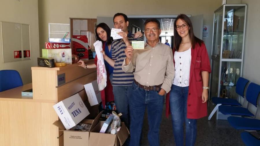 Adiser-Horizontes entregó su macro cesta al poseedor del numero premiado