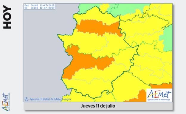 Alerta amarilla en la comarca de La Serena por altas temperaturas