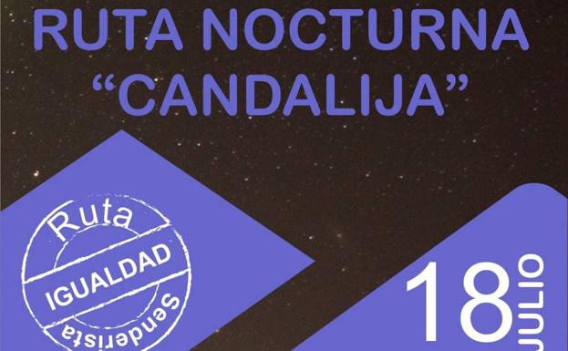 El Ayuntamiento organiza una ruta senderista nocturna por la igualdad