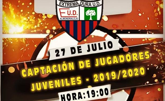 La UD Extremadura prepara una jornada de captación de jugadores juveniles y cadetes en Castuera