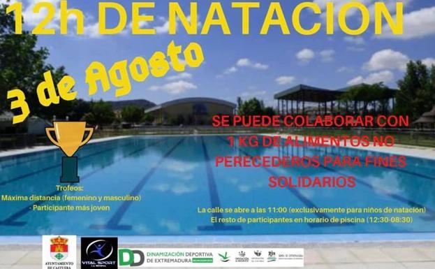 La Piscina Municipal acoge este sábado 3 de agosto una jornada de 'Natación Solidaria'