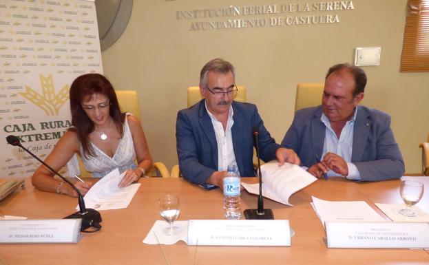 Caja Rural de Extremadura seguirá siendo un año más el patrocinador oficial de la institución ferial Salón Ovino
