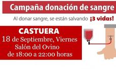 El Banco de Sangre realizará extracciones en Castuera el viernes 18 de septiembre