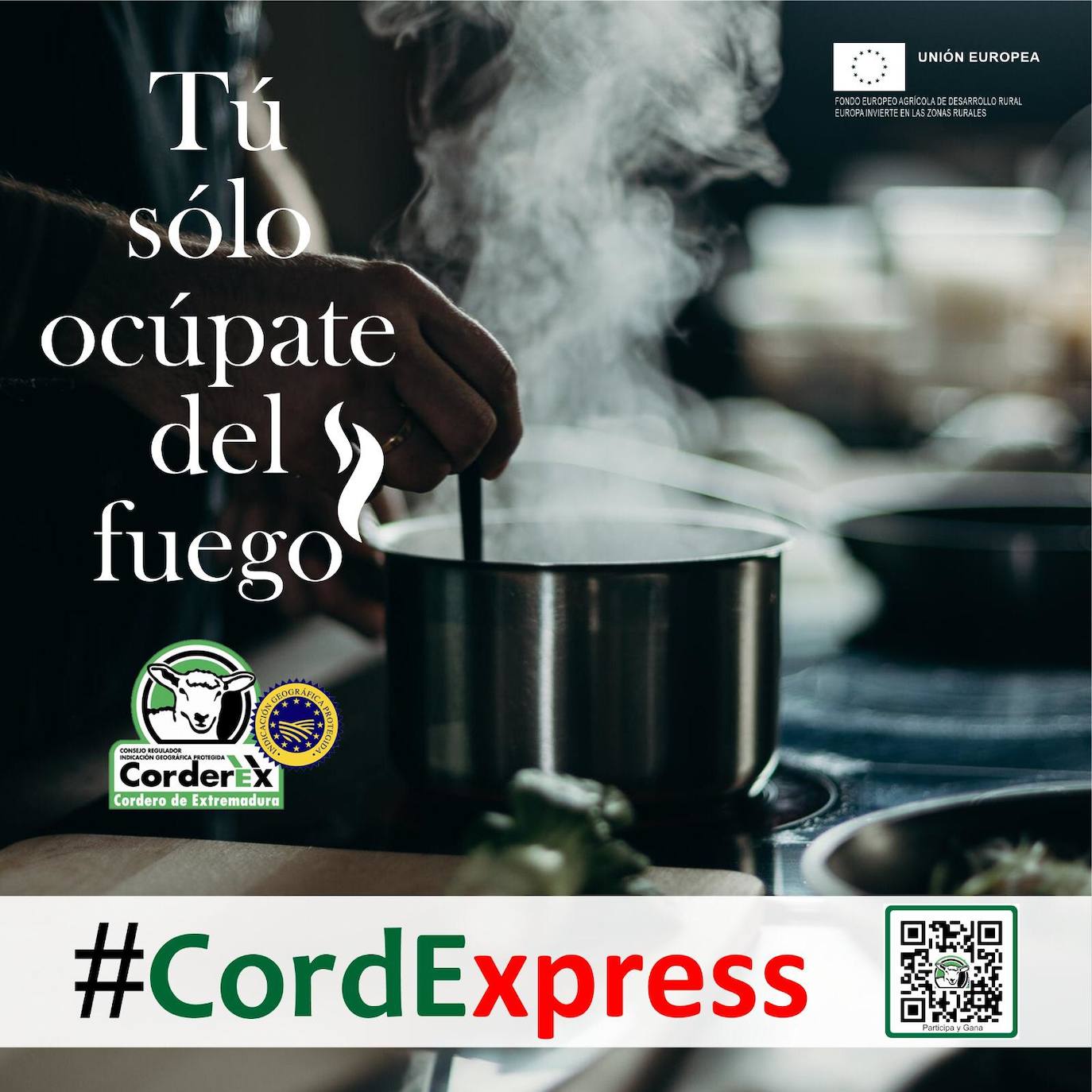 Corderex lanza la campaña 'CORDEXPRESS, Tú sólo ocúpate del fuego' para fomentar el consumo de carne de cordero de Extremadura