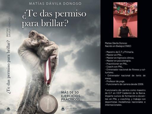 Matías Dávila lanza su primer libro, '¿Te das permiso para brillar?'