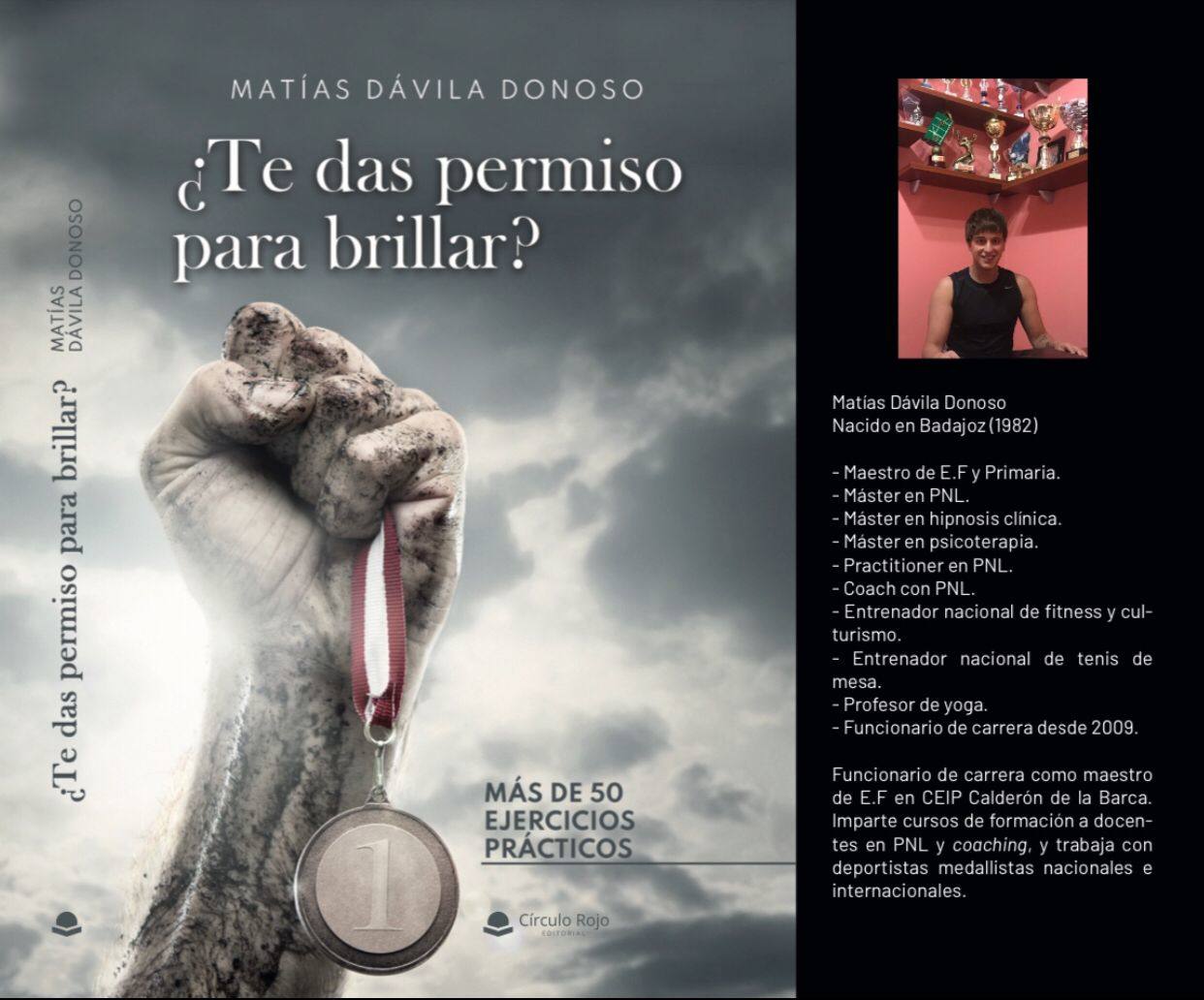 Matías Dávila lanza su primer libro, '¿Te das permiso para brillar?'