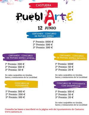 Publicadas las bases para los concursos de la jornada cultural 'Pueblarte' que se celebrará el 12 de junio