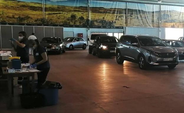 Este martes 8 de junio se administraron 648 dosis de la vacuna Pfizer en Castuera