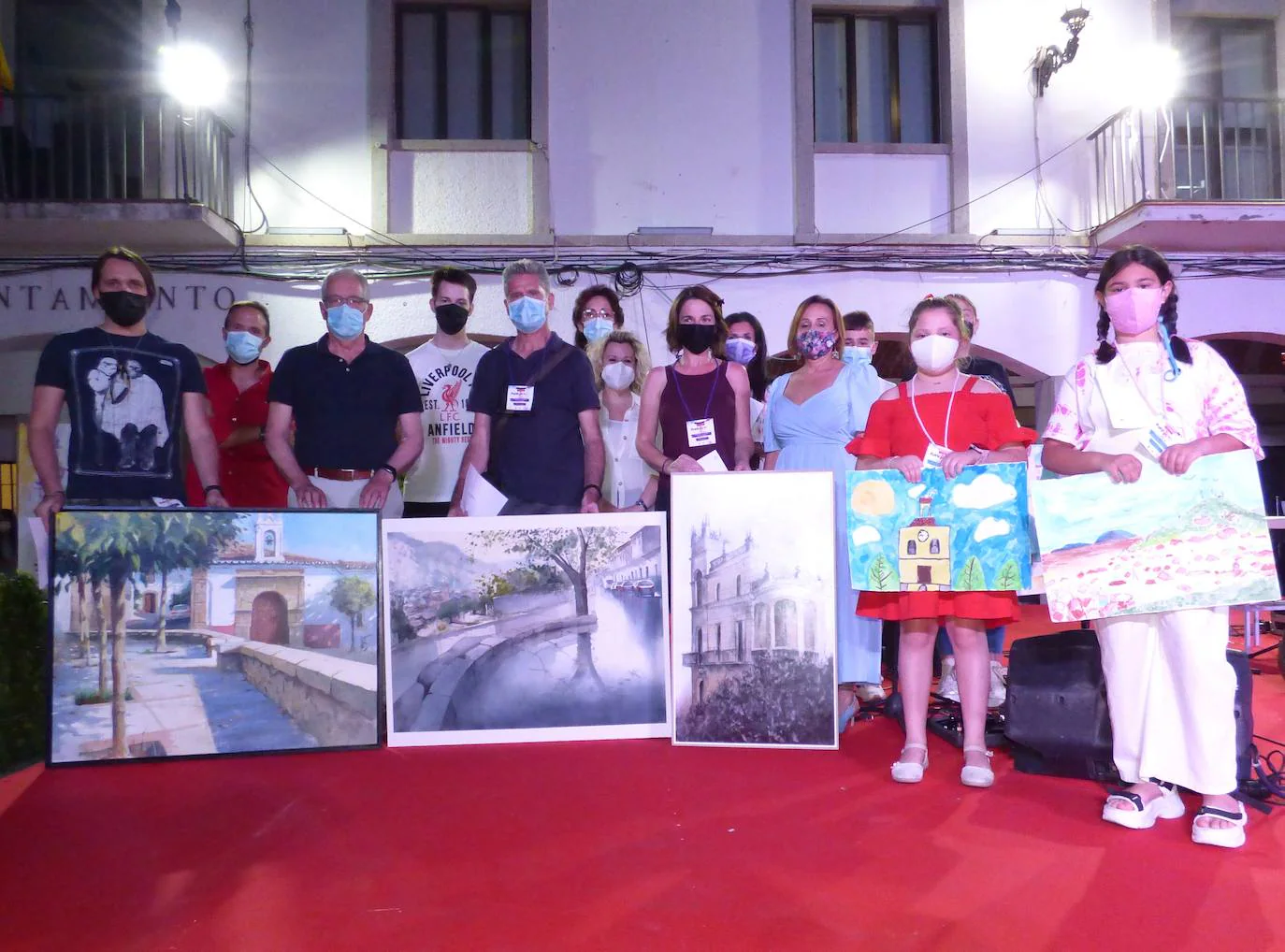 La jornada cultural 'Pueblarte' llena la localidad de artistas callejeros