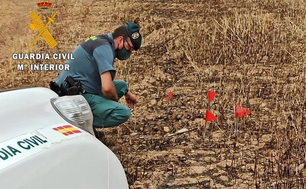 La Guardia Civil esclarece dos incendios forestales de más de 150 hectáreas por negligencias en labores agrícolas