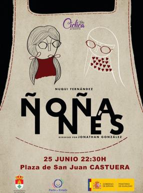 La compañía 'Cíclica Teatro' presenta el viernes 25 de junio la obra 'Ñoña Inés'