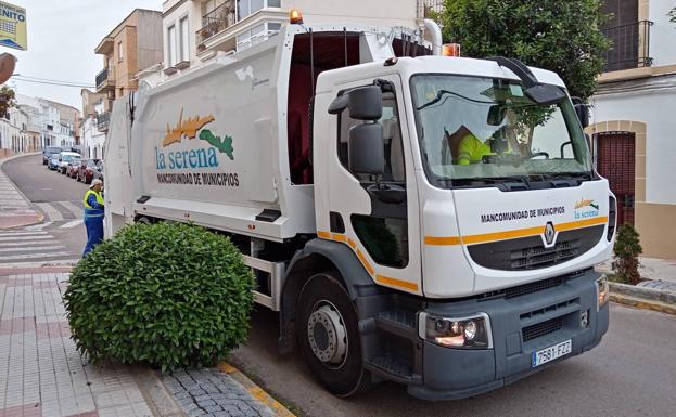 La Mancomunidad de La Serena refuerza el Servicio de Recogida de Residuos Sólidos Urbanos