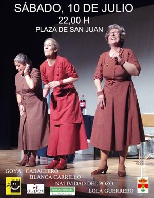 La compañía Serena Teatral pone en escena este sábado 10 de julio la obra 'Con los pies sangrantes'