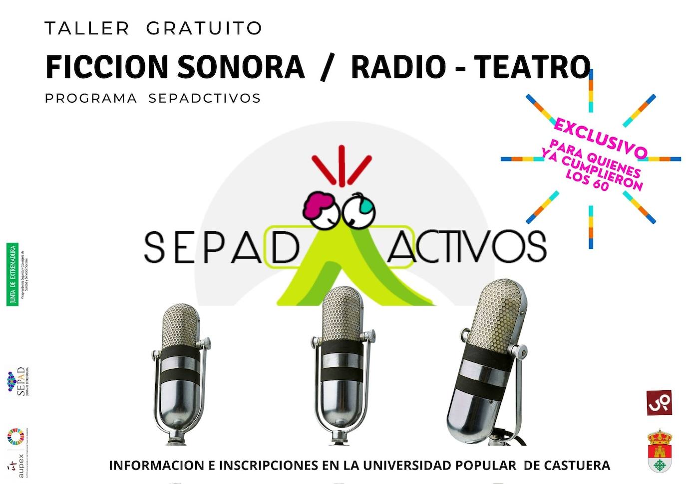 El programa 'Sepad Activos 2021' organiza un taller de Radio-Teatro