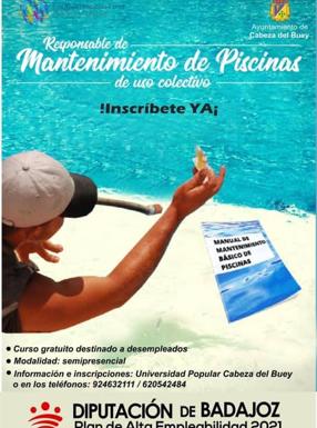 La Diputación de Badajoz oferta un curso de 'Mantenimiento de Piscinas'