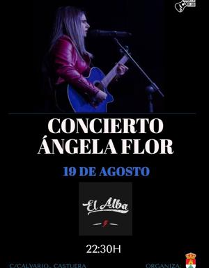 Concierto-Recital de Ángela Flor este jueves 19 de agosto