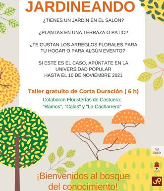 La Universidad Popular oferta un taller de Jardinería