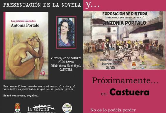 Antonia Portalo presenta su novela 'Las palabras calladas' en la biblioteca